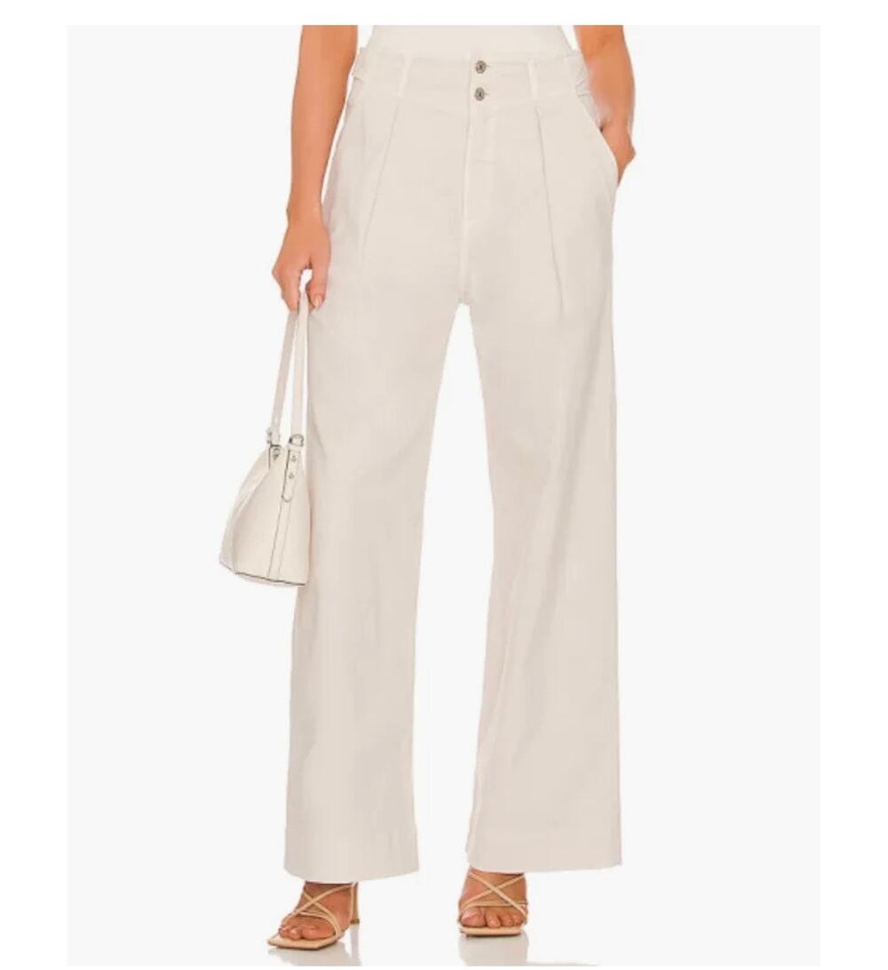 Citizens of Humanity Paloma Trouser jeans white Sz. 27 super high waist